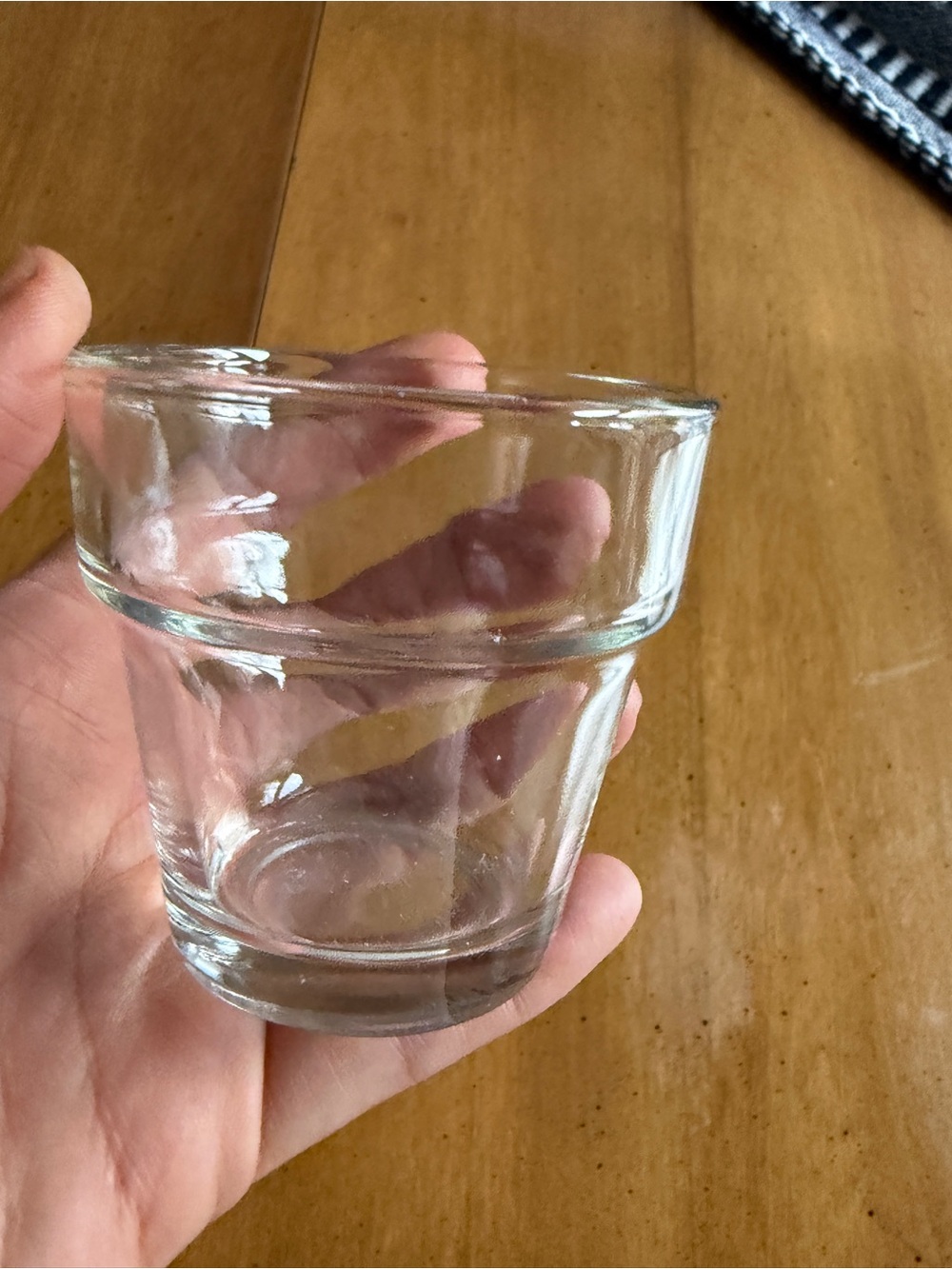 New Clear Glass Tumbler  Classic Clear Tealight votive candle holder